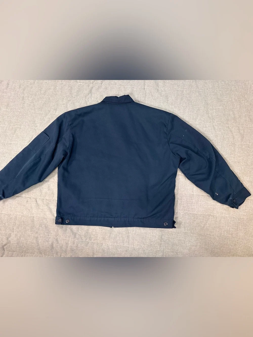 Vintage 90s Red Kap Navy Canvas Workwear Mechanics Jacket Mens XL